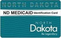 Sample North Dakota Medicaid card